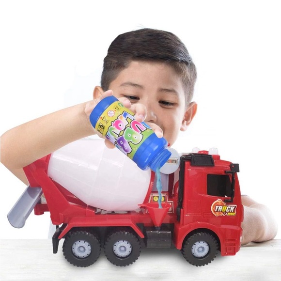 ArtCreativity Bubble🫧Blowing Cement Truck🚚Toy with LED🚦and Sound🔊Effects - Picture 2 of 8